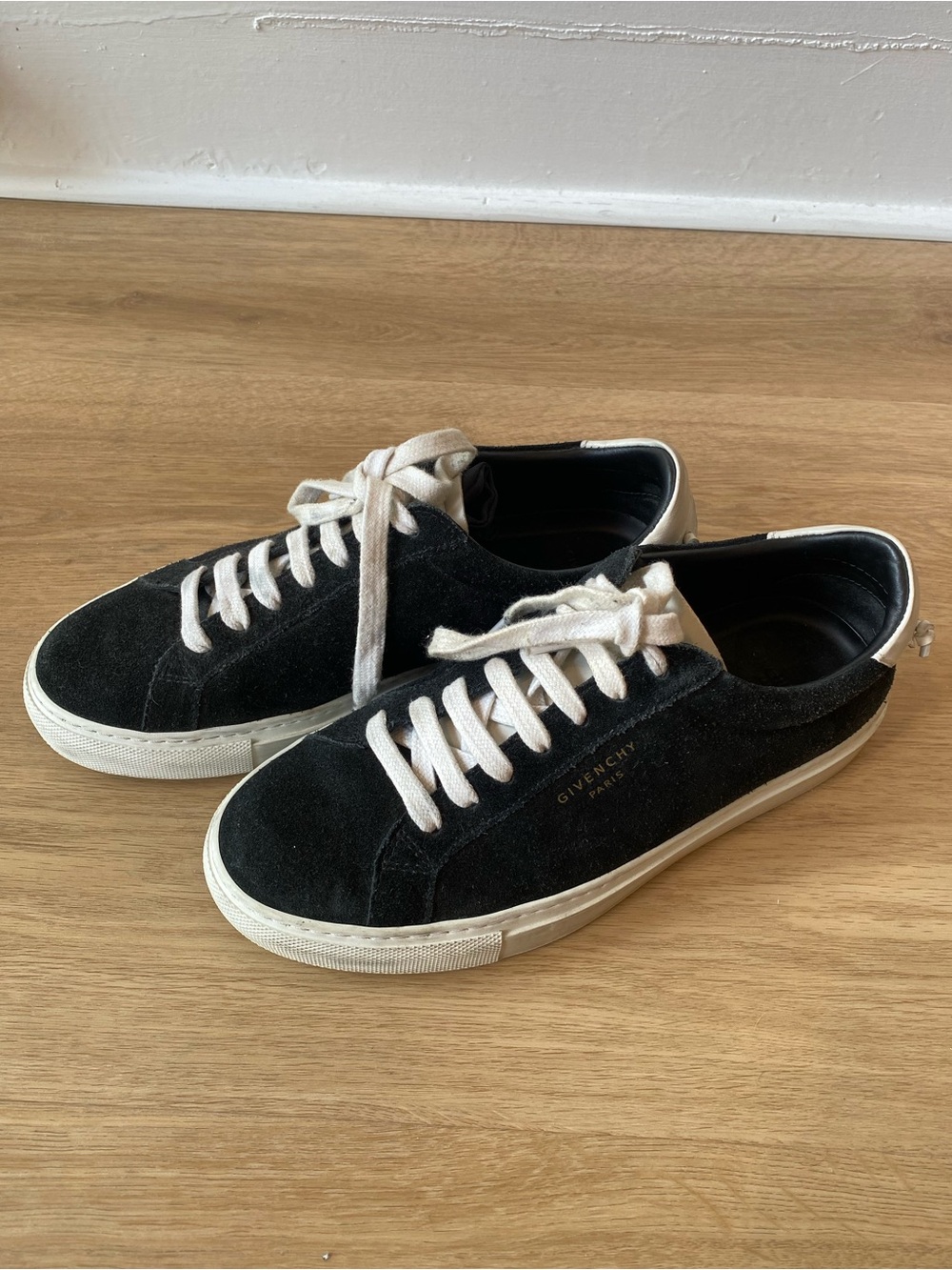 Black Givenchy Suede Low-Top Sneakers